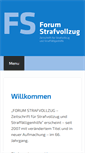 Mobile Screenshot of forum-strafvollzug.de